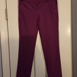 Iz Byer Magenta Stretch Skinny Pants
